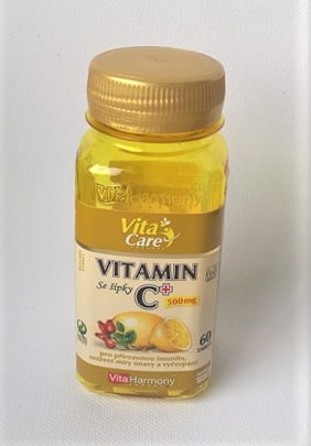VITAMIN C 500 mg se šípky 25 mg - 60 tbl., doplněk stravy Pro posílení imunity